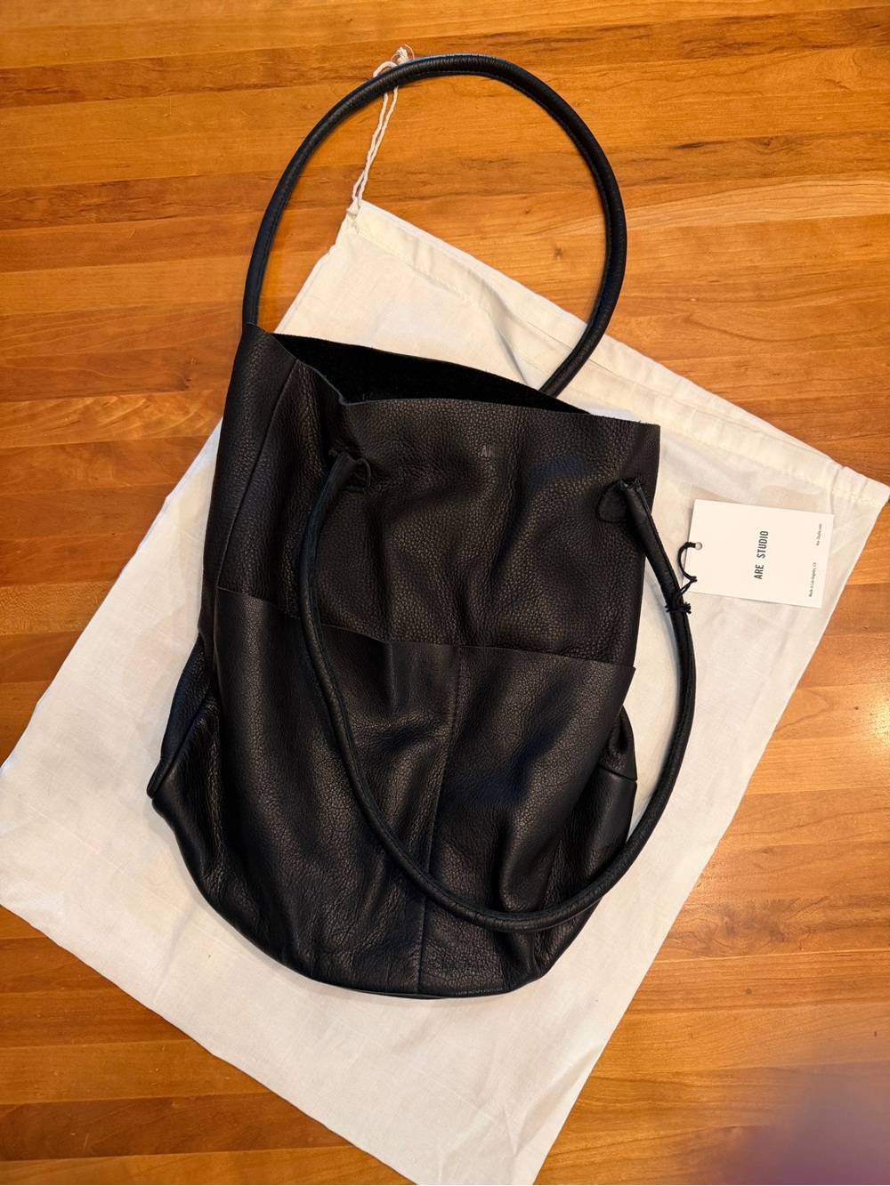 ARE STUDIO Barrel Bag in Black. NWT & dustbag.
